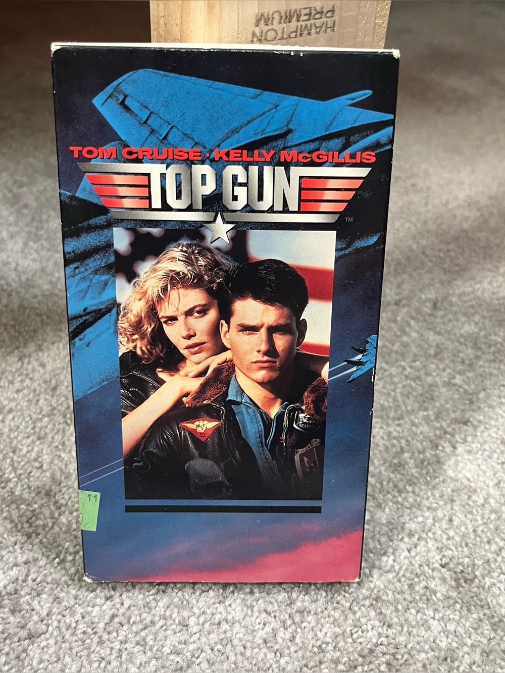 Top Gun (VHS, 1986) Tom Cruise, Kelly McGillis Navy Paramount Tested And Working